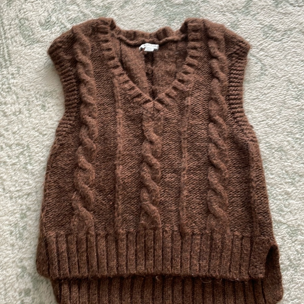Brown Sweater Vest